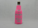 4X4 + Fun Wife = Offroad Life Zippered Bottle Koozie -  - Sweet or Spicy Apparel - 1