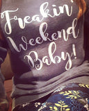 Freakin Weekend Baby Sweatshirt -  - Sweet or Spicy Apparel - 3