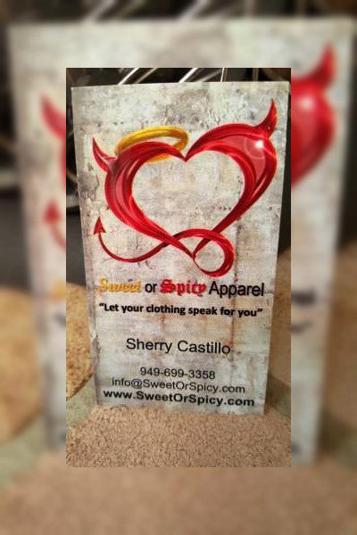 New Business Cards for Sweet or Spicy Apparel