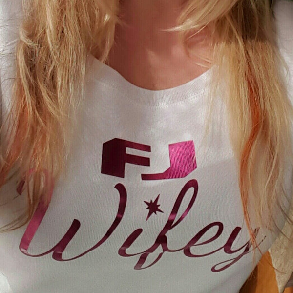 FJ Wifey Sweatshirt - White-Small - Sweet or Spicy Apparel - 3
