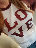 LO VE Baseball Tee -  - Sweet or Spicy Apparel - 3