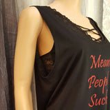 Mean People Suck! Tank Top -  - Sweet or Spicy Apparel - 3