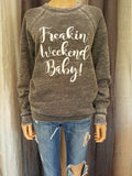 Freakin Weekend Baby Sweatshirt -  - Sweet or Spicy Apparel - 2