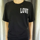 LOVE Distressed Tee