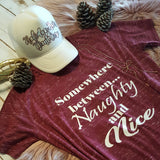 Somewhere between... Naughty and Nice Tee
