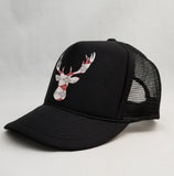 Argyle Deer Head Trucker Hat
