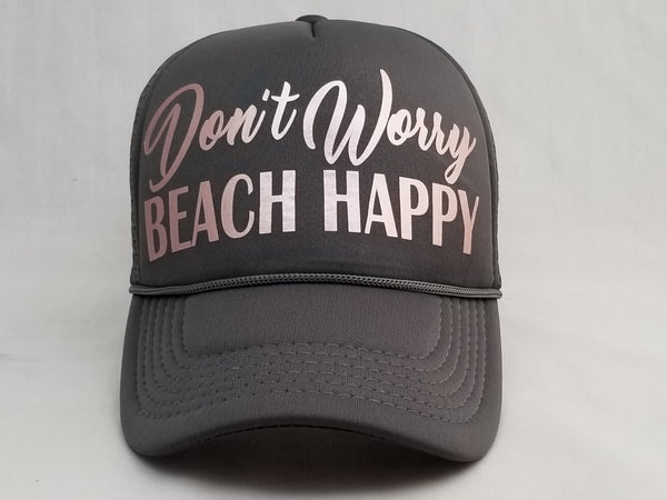 Don't Worry BEACH HAPPY Trucker Hat