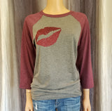 Lips Baseball Tee