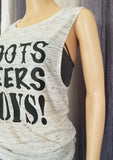 BOOTS BEERS BOYS! Muscle Tee