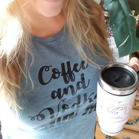 Coffee and Vodka OWN ME Muscle Tee