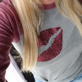 Lips Baseball Tee