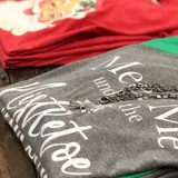 Meet Me under the Mistletoe Baseball Tee