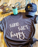 Sand. Salt. happy. Tee