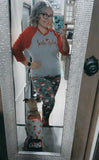 Santa Baby Baseball Tee