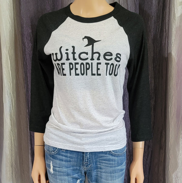 Witches Are People Too Baseball Tee