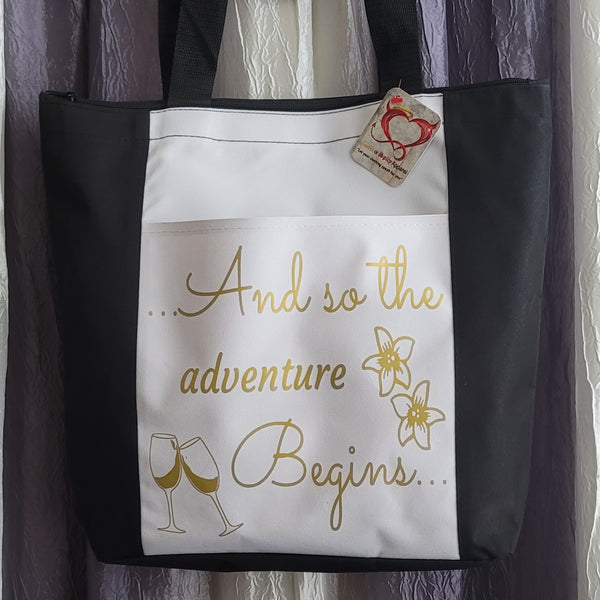 ...And so the adventure Begins...  Tote Bag