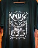 Vintage Old No. 70 Tee - Forest Green-Xlarge - Sweet or Spicy Apparel - 2