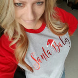 Santa Baby Baseball Tee -  - Sweet or Spicy Apparel - 3