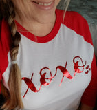 XOXO Baseball Tee