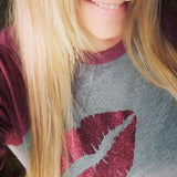 Lips Baseball Tee
