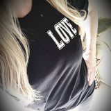 LOVE Distressed Tee